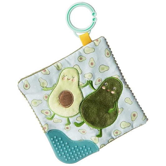 Mary Meyer Crinkle Teether Toy with Baby Paper and Squeaker, 6 x 6-Inches (44141)