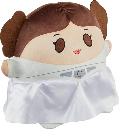 Star Wars Cuutopia Plush Princess Leia, Soft Rounded Pillow Doll 10-inch
