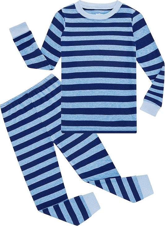 Family Feeling Little Big Boy Pajamas Sets 100% Cotton Pjs