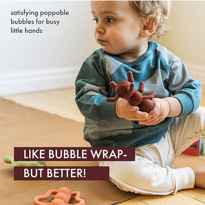 Doddle & Co. The Chew Teether with Poppable Bubbles | Toddler Teething Fidget Toy for Baby 2 |