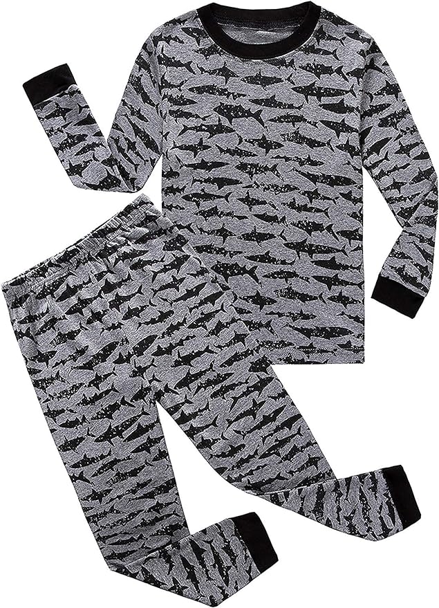 Family Feeling Little Big Boy Pajamas Sets 100% Cotton Pjs