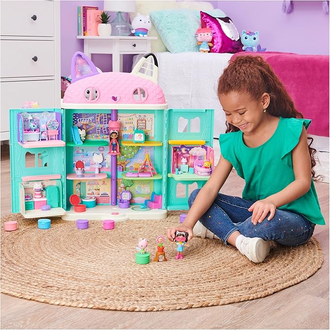Gabby’s Dollhouse, Flower-rific Garden Set with 2 Toy Figures 2 Accessories, 3 and
