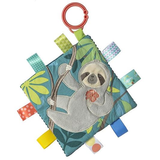 Taggies Soothing Sensory Crinkle Me Toy with Baby Paper & Squeaker, 6.5 X 6.5"