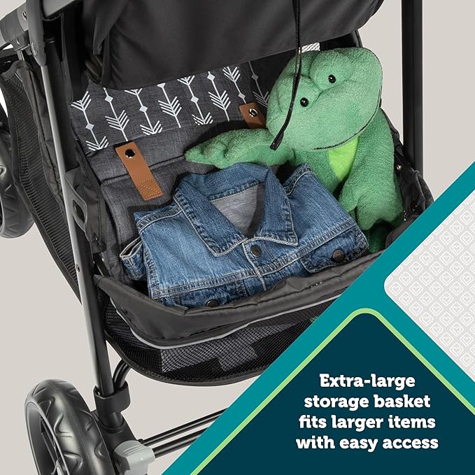 Safety 1st Grow and Go Flex 8-in-1 Car Seat Stroller Combo, Baby Stroller Travel Systems for Infants 4-30 lbs, Stroller and Carseat Combo Set, Orchid Bloom