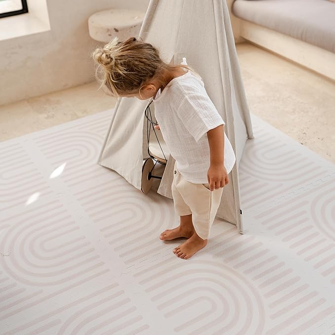 Toddlekind Playmat - Premium Foam Playmat, 4 x 6 feet Premium Quality Foam Play Mat for Babies/Toddlers
