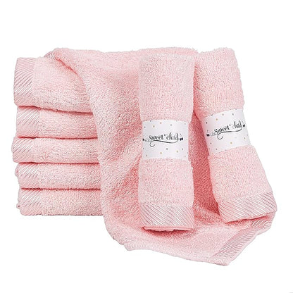 Sweet Child 8-Pack Baby Washcloths - Super Soft Rayon Washcloth, Baby Wash Cloths