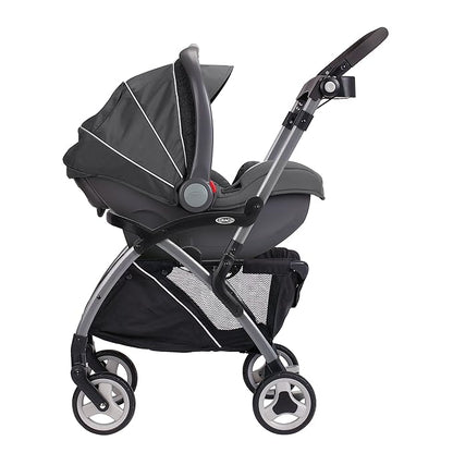Graco SnugRider Elite Car Seat Carrier, Lightweight Frame, Travel Stroller Accepts any Graco SnugRide Infant Car Seat, Black