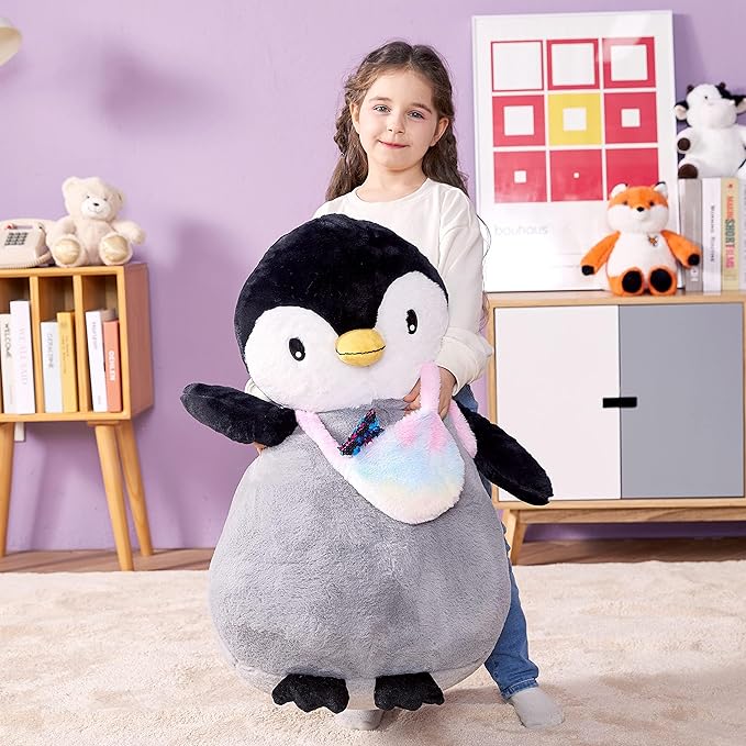 IKASA Giant Penguin Stuffed Animal Plush Toy, 23" Big Cute