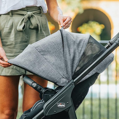 Chicco Corso Primo ClearTex Travel System - Aspen | Black