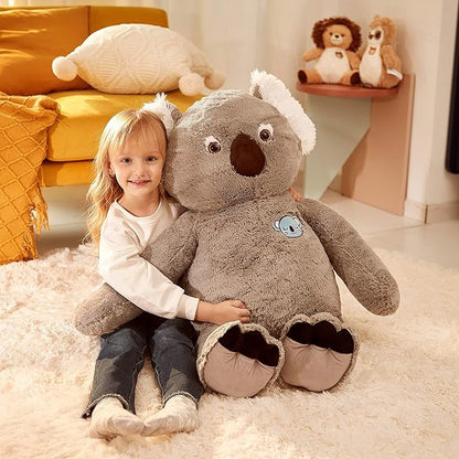 IKASA Large Koala Stuffed Animal Giant Soft Plush Toy,Cute Huge Jumbo Kawaii Fluffy Plushy Big Size Fat Plushie 30 inches)