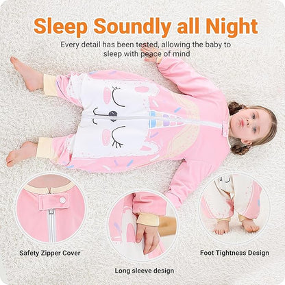 Baby Sleeping Sack Sleeveless, Toddler Sleeping Bag with Legs