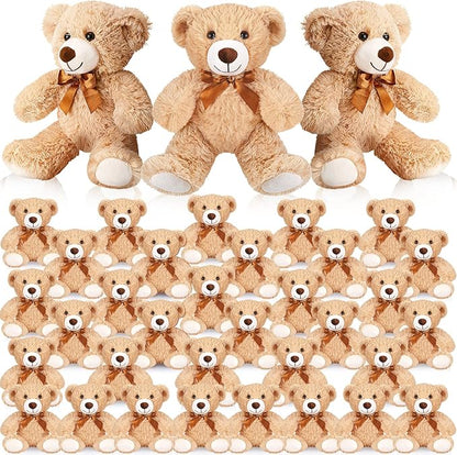HyDren 36 Pieces 14 Inches Stuffed Bears Animals Plush Toys