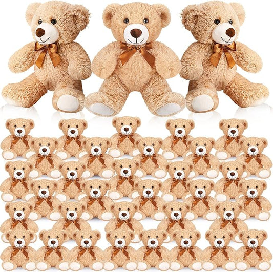 HyDren 36 Pieces 14 Inches Stuffed Bears Animals Plush Toys