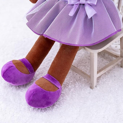 Lazada Soft Baby Doll Girl Gifts Plush African Dolls Girl 16"