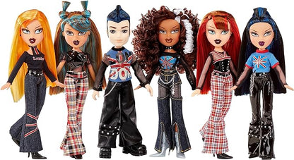 Bratz Pretty ‘N’ Punk Jade Fashion Doll with 2 Outfits and Suitcase, Collectors Ages 6 7 8 9 10+