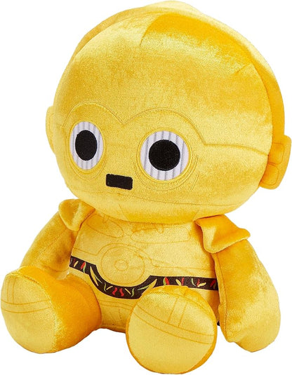 Star Wars Return of the Jedi Plush Toy, Snug Club C3-Po Soft Character Doll 40th Anniversary, 7-Inch