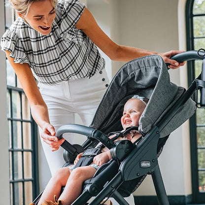 Chicco Corso Primo ClearTex Travel System - Aspen | Black