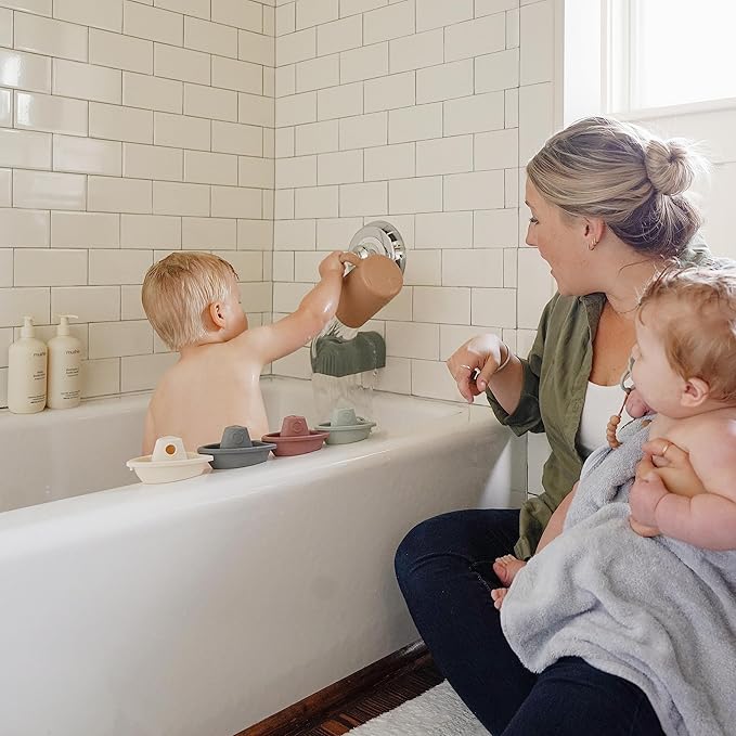mushie Baby Bath Rinse Cup | 100% Food Grade Silicone
