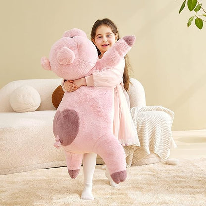 IKASA Giant Pig Stuffed Animal Plush Toy,30 Inches Large Pig