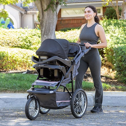 Baby Trend Expedition® Jogger Travel System with EZ-Lift™ Infant Car Seat, Dash Pink