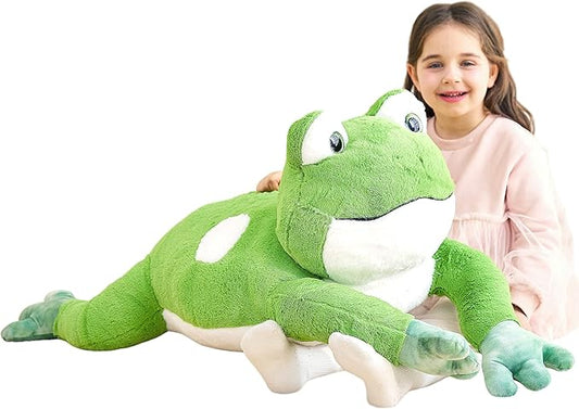 IKASA Giant Frog Stuffed Animal Plush Toy, 30" Large Frog