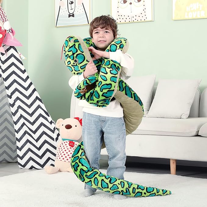 IKASA Giant Snake Stuffed Animal Plush Toy,106" Large Cobra Cute Jumbo Soft Toys