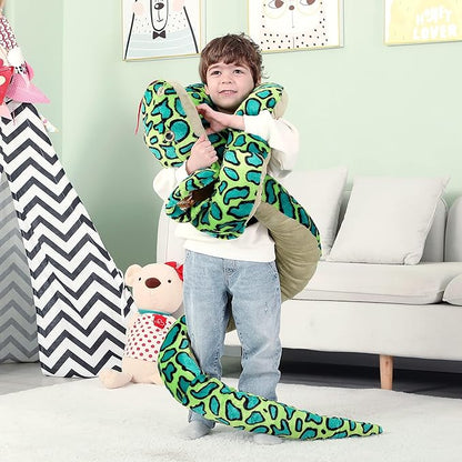 IKASA Giant Snake Stuffed Animal Plush Toy,106" Large Cobra Cute Jumbo Soft Toys
