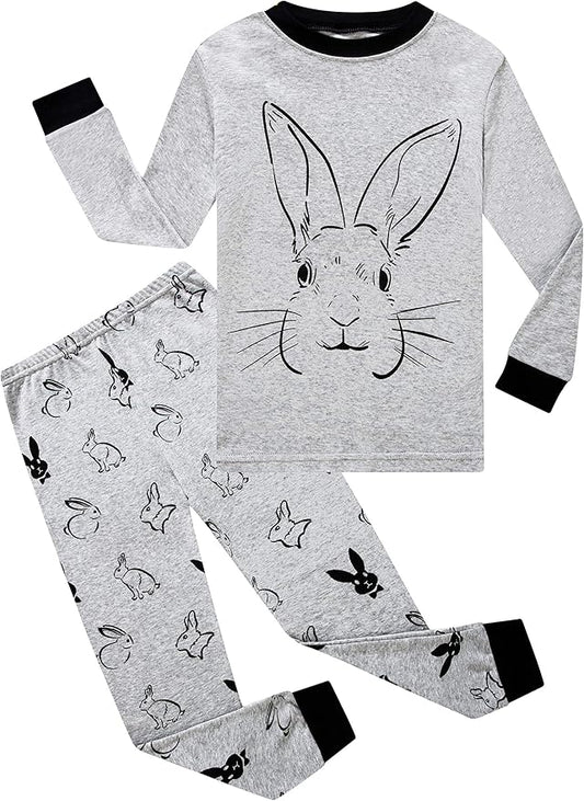 Family Feeling Little Big Boy Pajamas Sets 100% Cotton Pjs