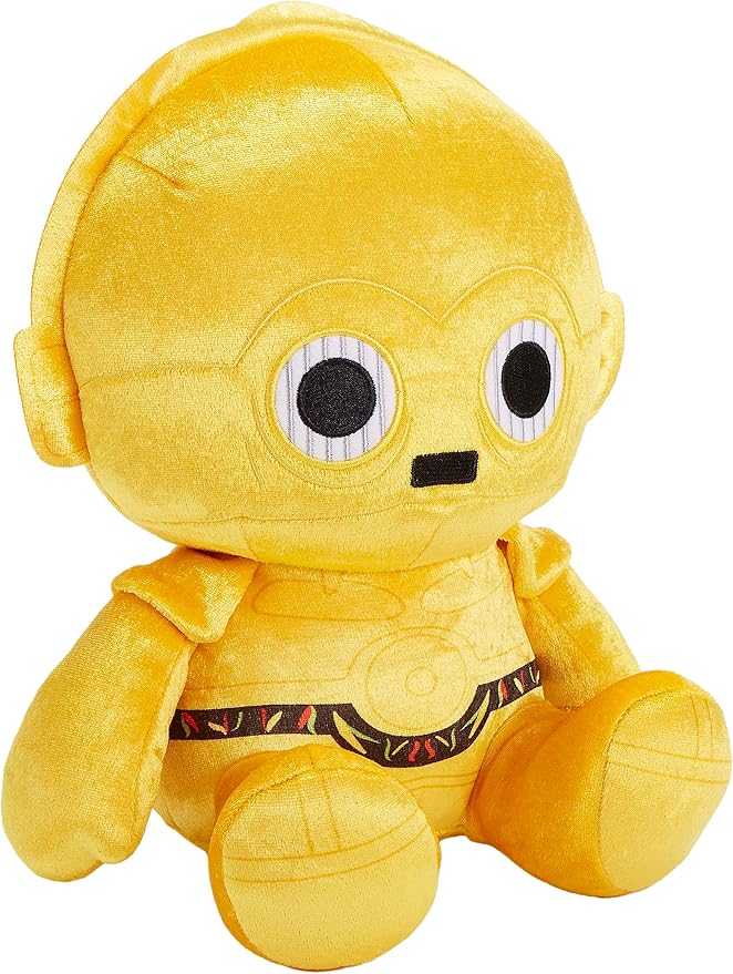 Star Wars Return of the Jedi Plush Toy, Snug Club C3-Po Soft Character Doll 40th Anniversary, 7-Inch