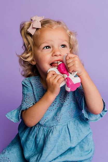 Baby Banana - Magical Unicorn Toothbrush , Training Teether Tooth Brush for Infant