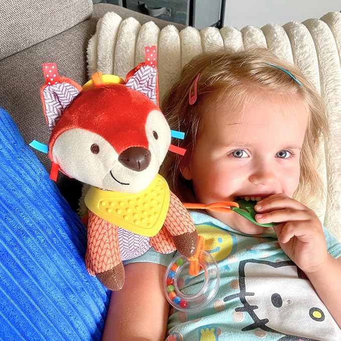 Maple Toys 5-in-1 Multi-Sensory Toy with Teethers, Rattles