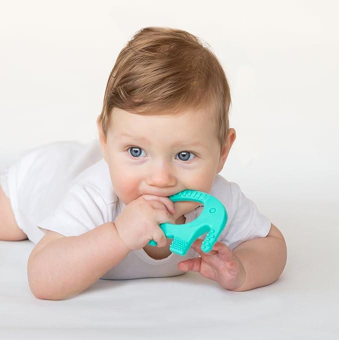 Teething Toys for Babies Age 0 to 12 Months - Baby Elefun 5X Pain Relief Smart Teether