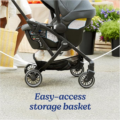 Graco Gomax Frame Stroller, Accepts All Graco Infant Car Seats, Backpack Style Lightweight Travel Stroller Frame
