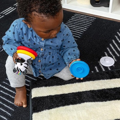 Baby Einstein Stack & Wobble Zen BPA Free Teether Toy 3 Months