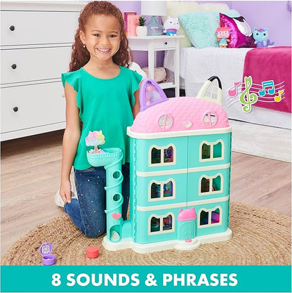 Gabby’s Dollhouse, Purrfect Dollhouse with 15 Pieces including Toy Figures, Furniture, Accessories and Sounds, Kids Toys for Ages 3 and up