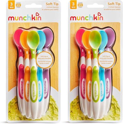 Munchkin® Soft Tip™ Baby Spoons, BPA Free, 12 Pack
