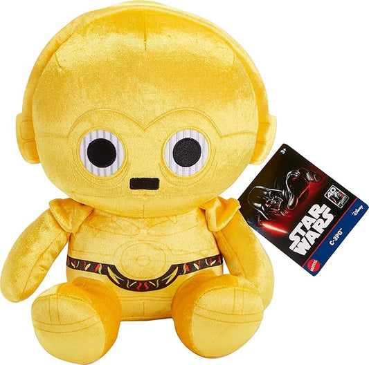Star Wars Return of the Jedi Plush Toy, Snug Club C3-Po Soft Character Doll 40th Anniversary, 7-Inch