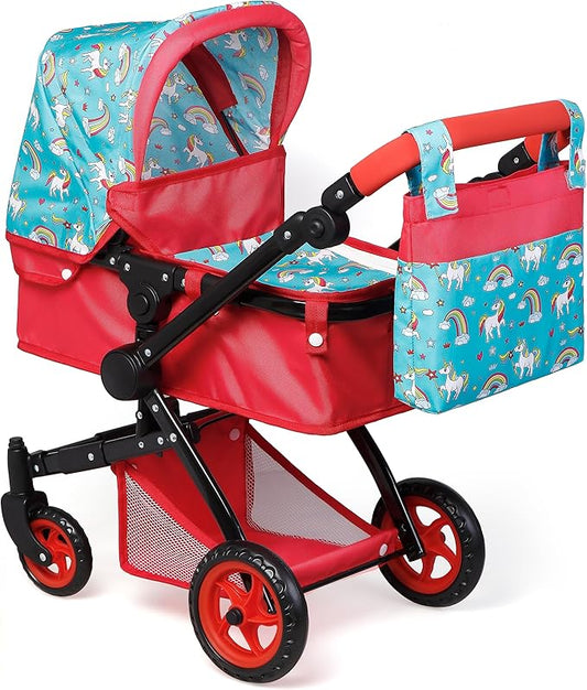 NEW - Fash n kolor® Baby Doll Stroller, Foldable Pram for Baby Doll 2023 Limited
