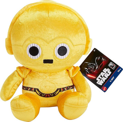 Star Wars Return of the Jedi Plush Toy, Snug Club C3-Po Soft Character Doll 40th Anniversary, 7-Inch