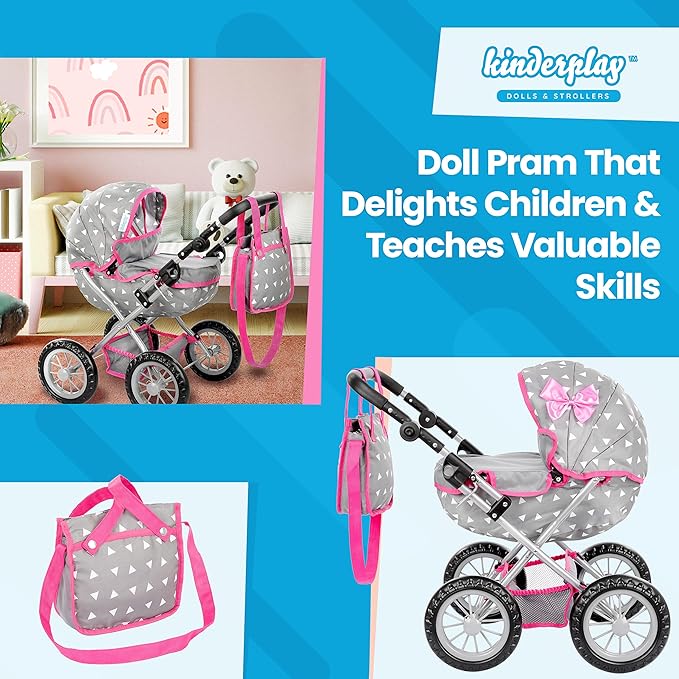 Baby Doll Stroller | Baby Doll Pram (12.99-24.80 inches) KP0262S