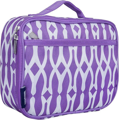 Wildkin Kids Insulated Lunch Box Bag for Boys & Girls, Reusable Kids Lunch Box is Perfect for Elementary, Ideal Size for Packing Hot or Cold Snacks for School & Travel Bento Bags (Wishbone)