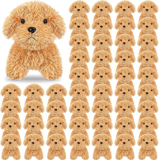Liliful Puppy Dogs Stuffed Animals Bulk Assorted Mini Dog Doll 50 Pcs