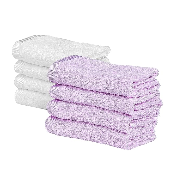 Sweet Child 8-Pack Baby Washcloths - Soft Rayon Washcloth, Baby Wash Cloths
