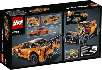 Technic Chevrolet Corvette Zr1 Replica, 2 in 1 Collectible Car Model