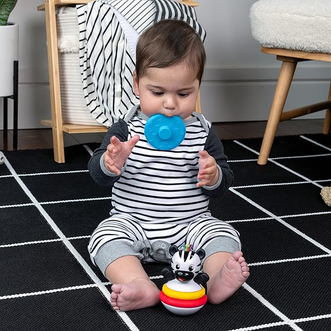 Baby Einstein Stack & Wobble Zen BPA Free Teether Toy 3 Months