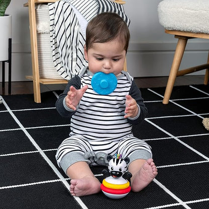 Baby Einstein Stack & Wobble Zen BPA Free Teether Toy 3 Months