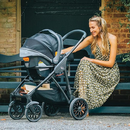 Chicco Corso Primo ClearTex Travel System - Aspen | Black