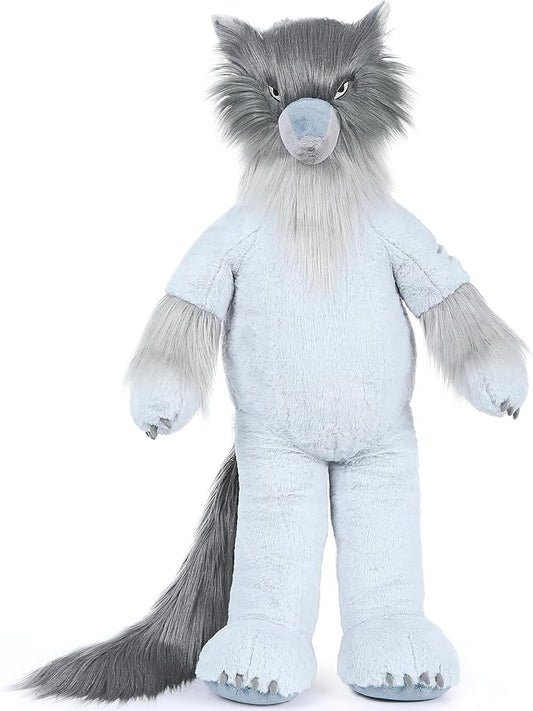 MorisMos Giant Wolf Stuffed Animal, 36inch Large Wolf Plush Toy