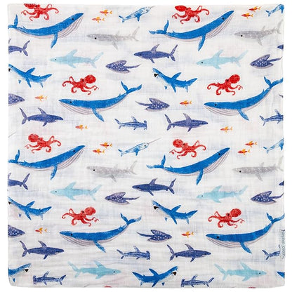 Stephen Joseph Muslin Lovie with Teether, Shark