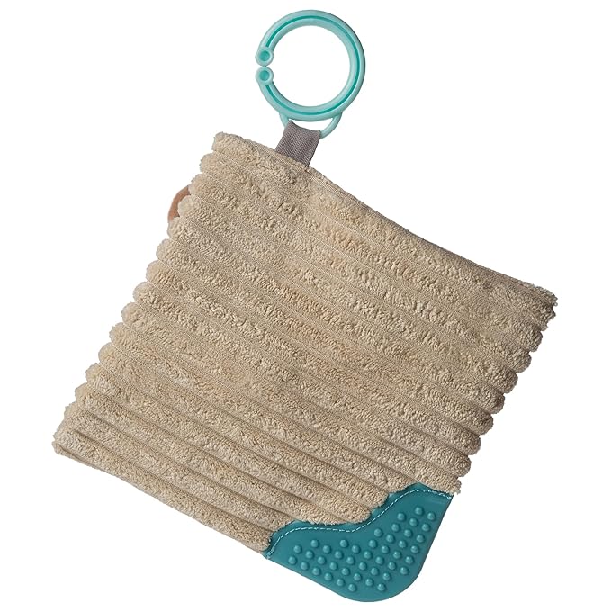 Mary Meyer Crinkle Teether Toy with Baby Paper and Squeaker, 6 x 6-Inches